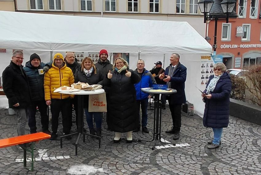 Regen? Na und! FWG Infostand war voller Herzlichkeit